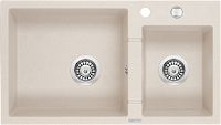 Granite sink, 1.5-bowl - ZQI_5203 - Główne zdjęcie produktowe