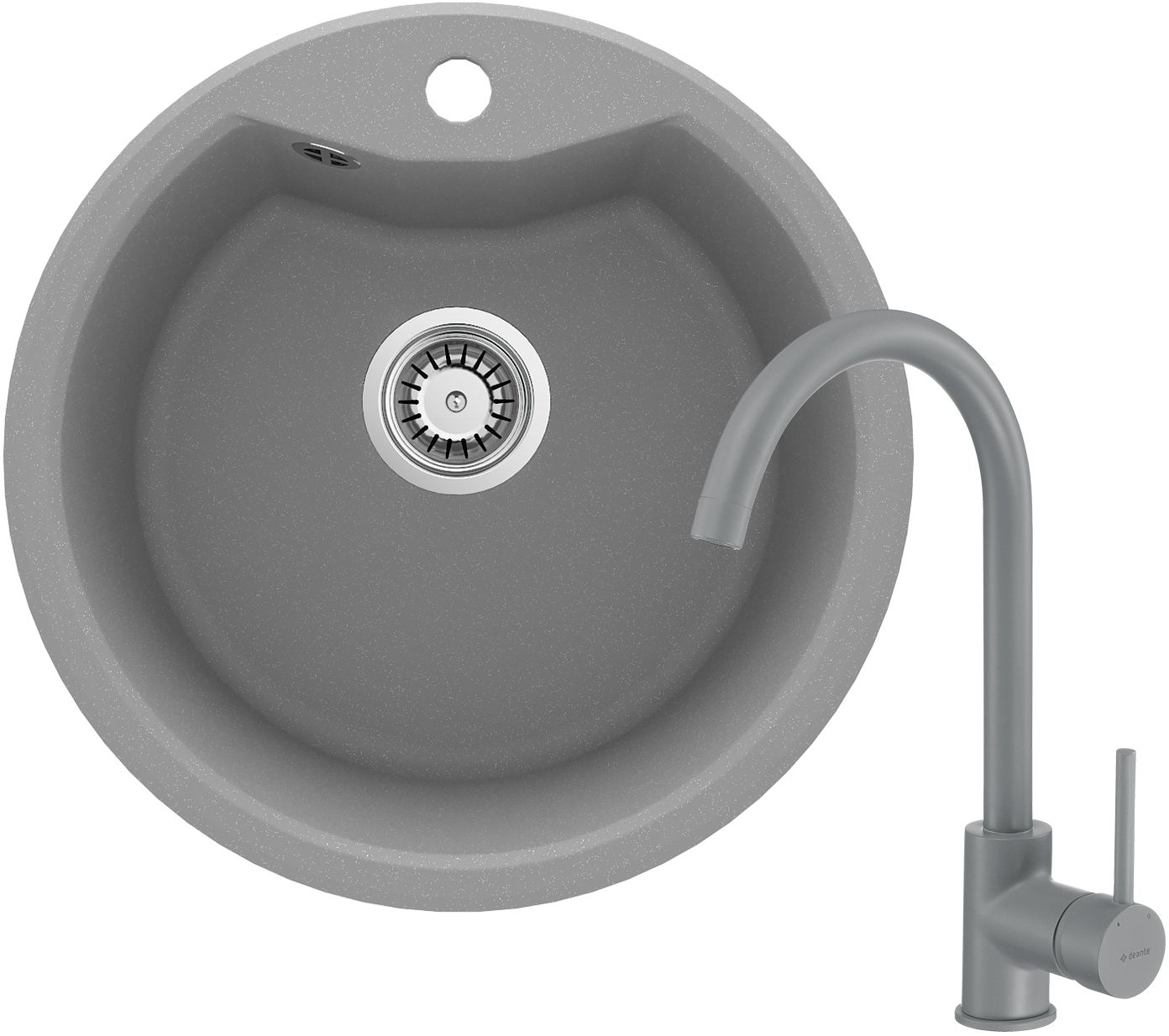 Granite sink with tap, 1-bowl - ZRSBS803 - Główne zdjęcie produktowe