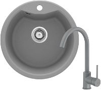 Évier en granit avec robinet, 1 bac - ZRSBS803 - Główne zdjęcie produktowe