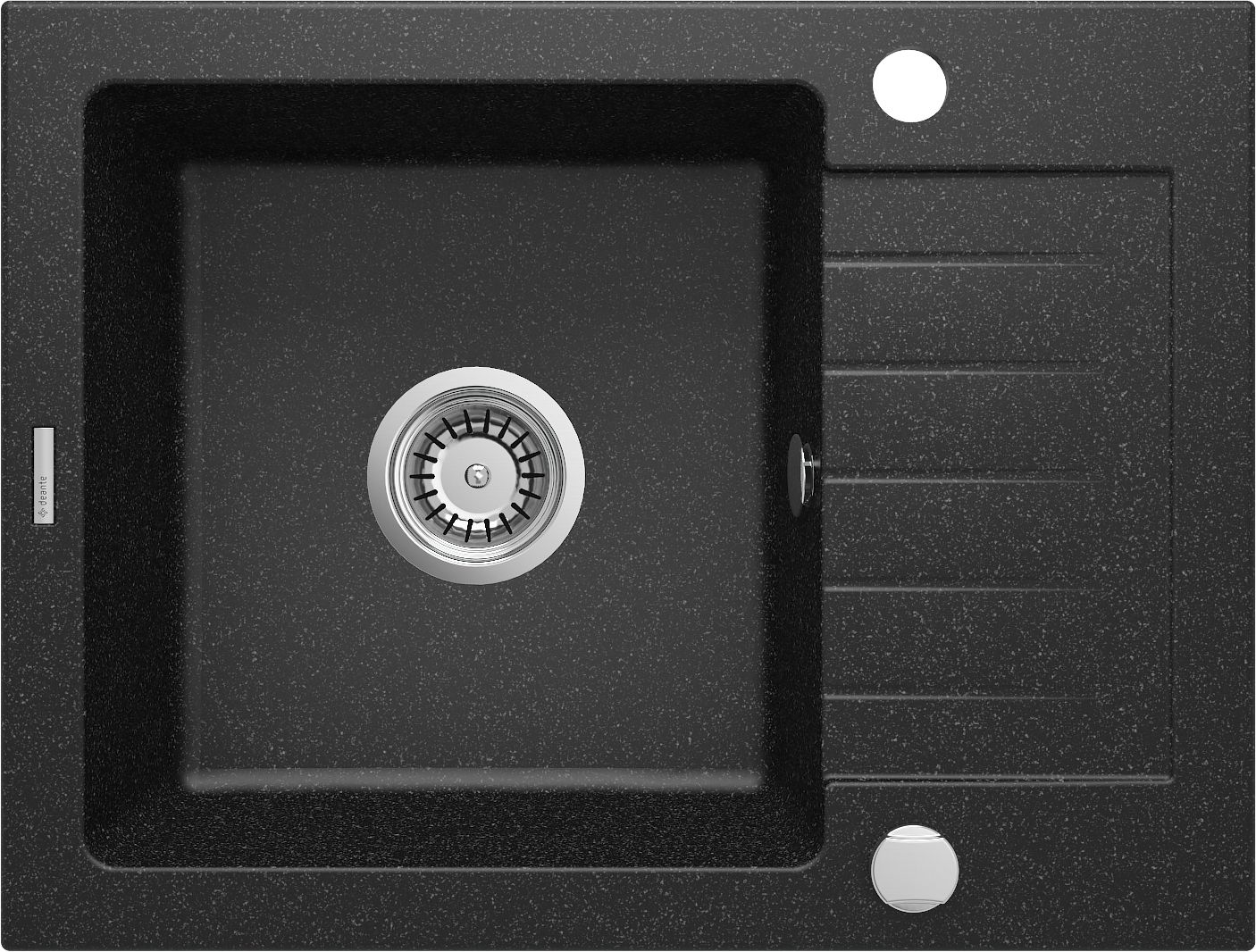 Гранітна кухонна раковина, 1-камерний з сушаркою - ZQZ_211A - Główne zdjęcie produktowe