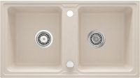 Granite sink, 2-bowl - ZQZ_5203 - Główne zdjęcie produktowe