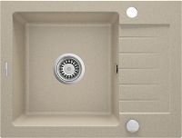 Granite sink, 1-bowl with drainer - ZQZ_711A - Główne zdjęcie produktowe