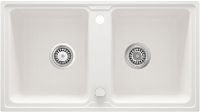 Granite sink, 2-bowl - ZQZ_A203 - Główne zdjęcie produktowe
