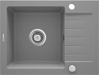Granite sink, 1-bowl with drainer - ZQZ_S11A - Główne zdjęcie produktowe