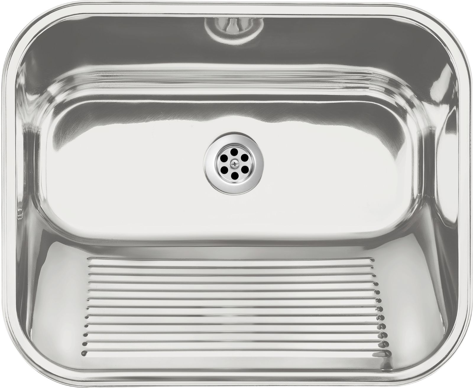 Utility sink, 1-bowl - inset or wall-mounted - ZYK_0100 - Główne zdjęcie produktowe