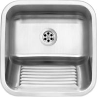 Utility sink, 1-bowl - inset or wall-mounted - ZYK_010A - Główne zdjęcie produktowe