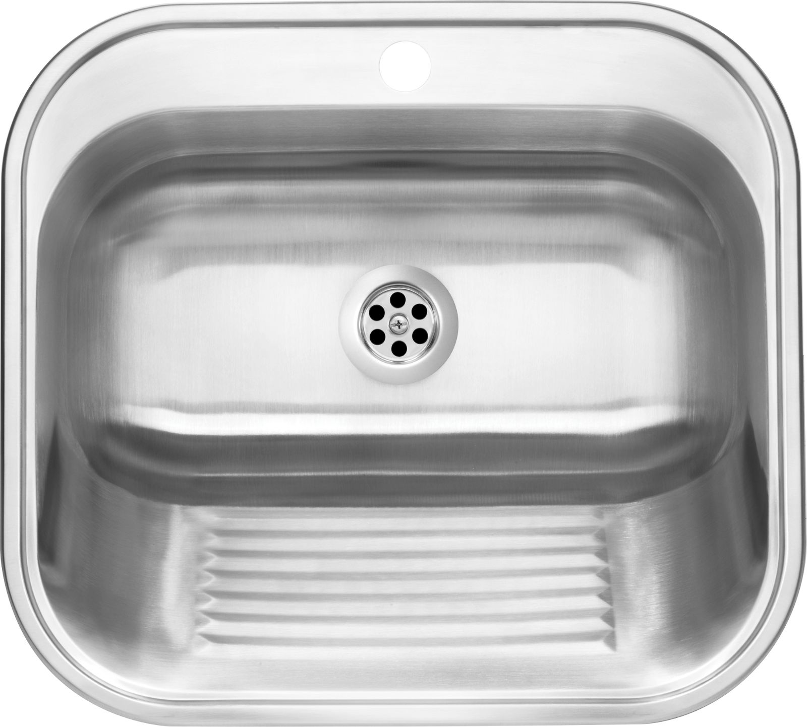 Utility sink, 1-bowl - inset or wall-mounted - ZYK_010B - Główne zdjęcie produktowe