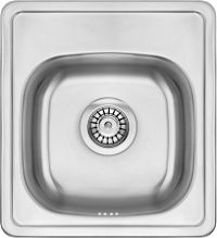 Steel sink, 1-bowl - ZHM_0100 - Główne zdjęcie produktowe