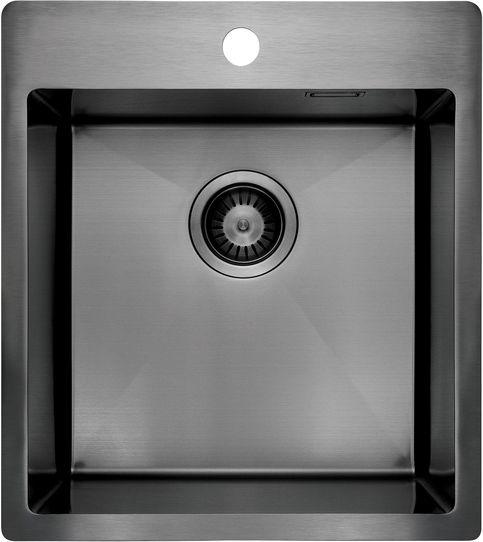 Steel sink, 1-bowl - ZPO_D10A - Główne zdjęcie produktowe