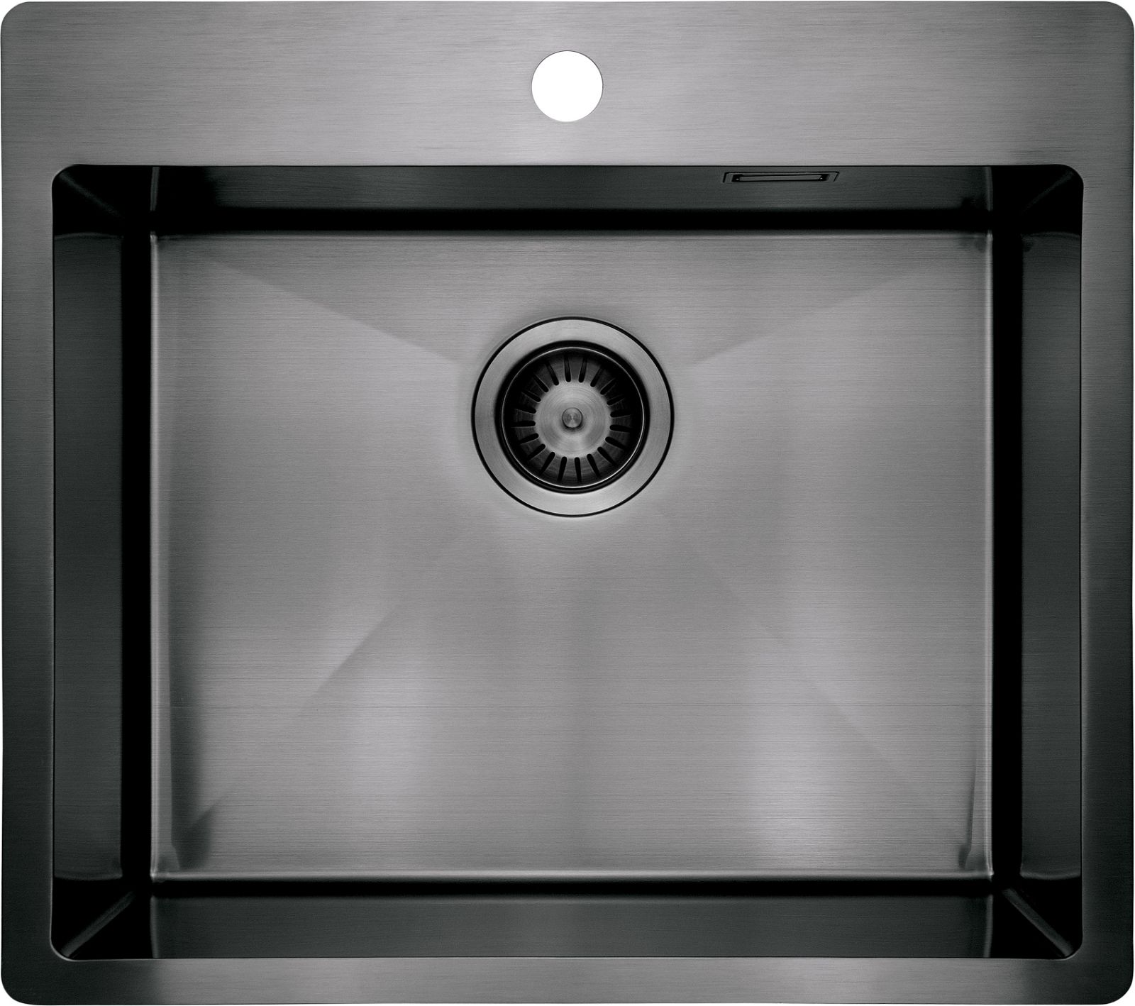 Steel sink, 1-bowl - ZPO_D10B - Główne zdjęcie produktowe