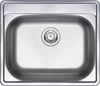 Steel sink, 1-bowl - ZYU_3103 - Główne zdjęcie produktowe