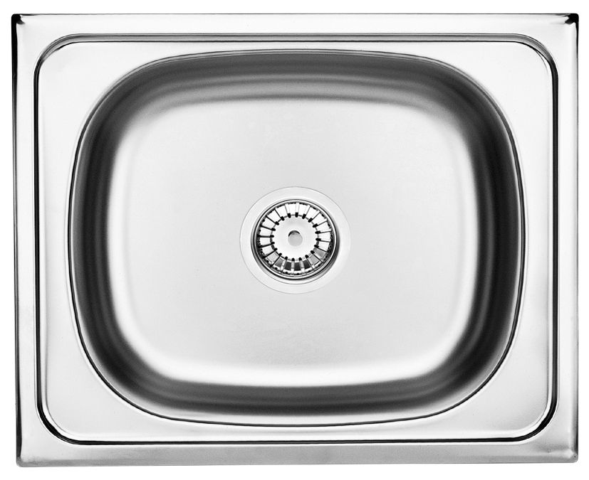Steel sink, 1-bowl - ZEU_010A - Główne zdjęcie produktowe