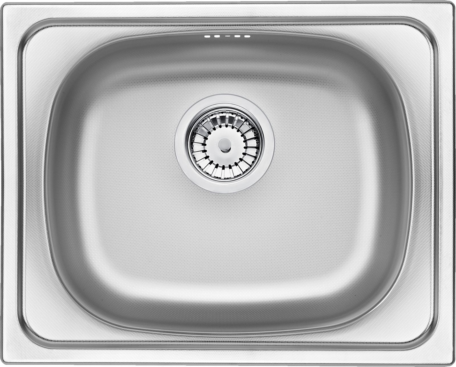 Steel sink, 1-bowl - ZEU_310A - Główne zdjęcie produktowe
