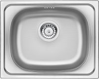 Steel sink, 1-bowl - ZEU_310A - Główne zdjęcie produktowe