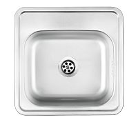 Steel sink, 1-bowl - ZMU_3100 - Główne zdjęcie produktowe