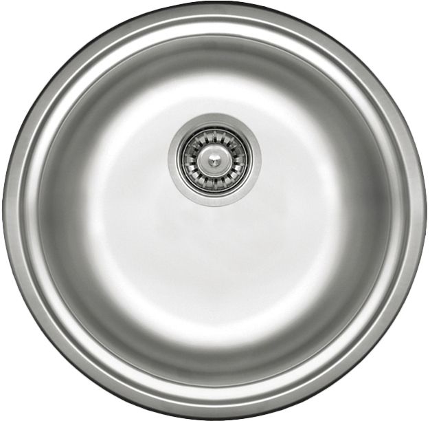 Steel sink, 1-bowl - ZHC_3803 - Główne zdjęcie produktowe