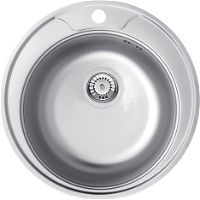 Steel sink, 1-bowl - ZHC_3813 - Główne zdjęcie produktowe