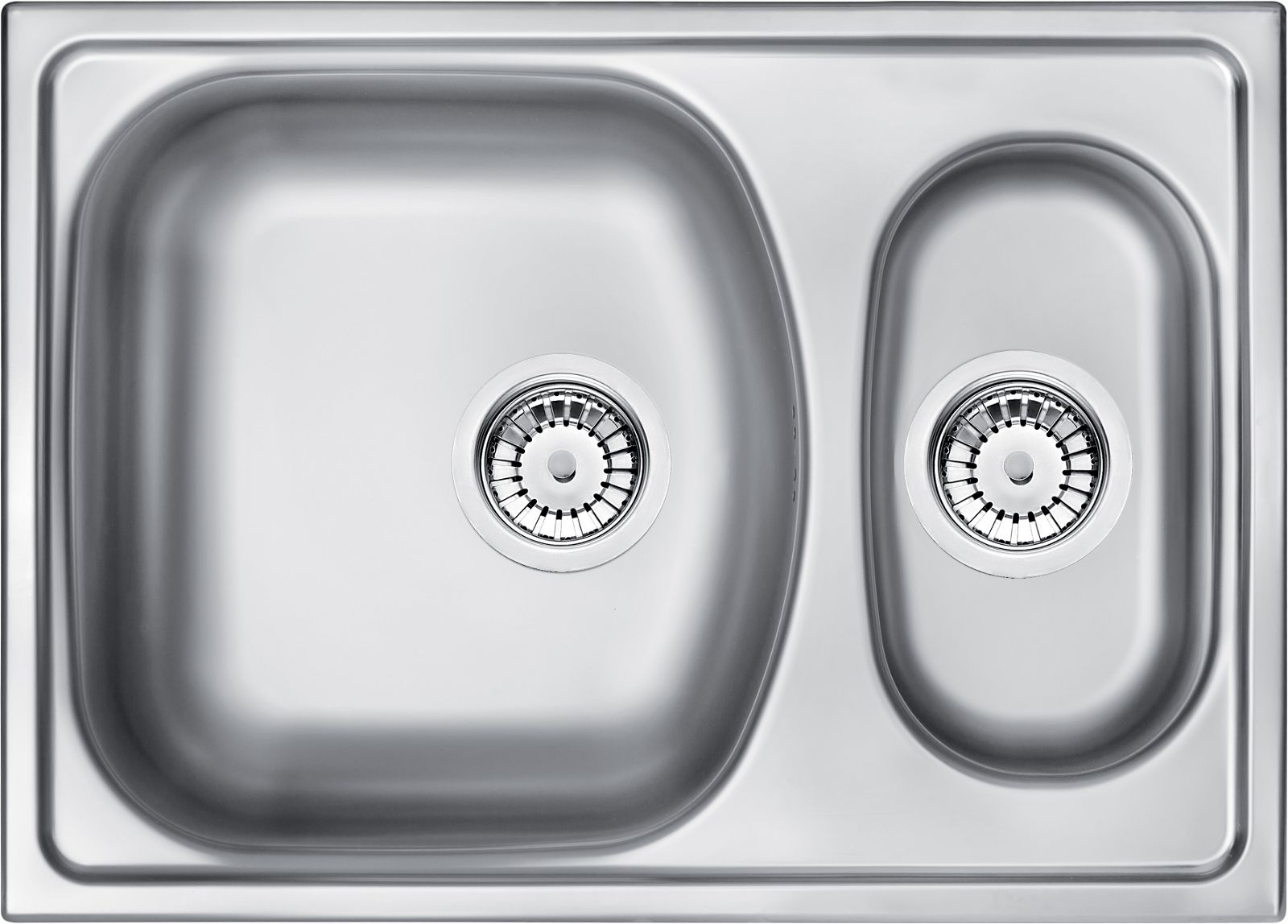 Steel sink, 1.5-bowl - ZEX_0503 - Główne zdjęcie produktowe