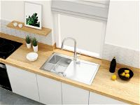 Kitchen tap, with pull-out spout - 2 stream types - BDH_072M - Zdjęcie produktowe