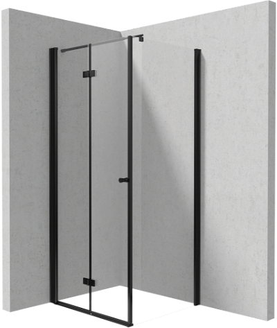 Kabina prysznicowa narożna - drzwi składane