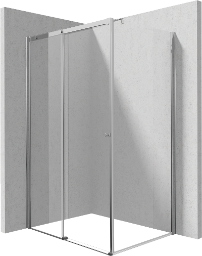 Cabina doccia ad angolo - porta scorrevole
