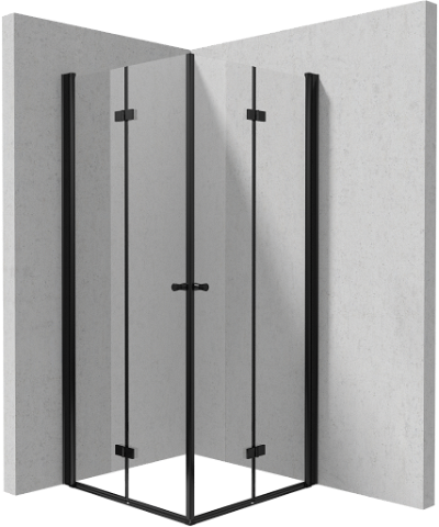 Shower cabin corner - folding door