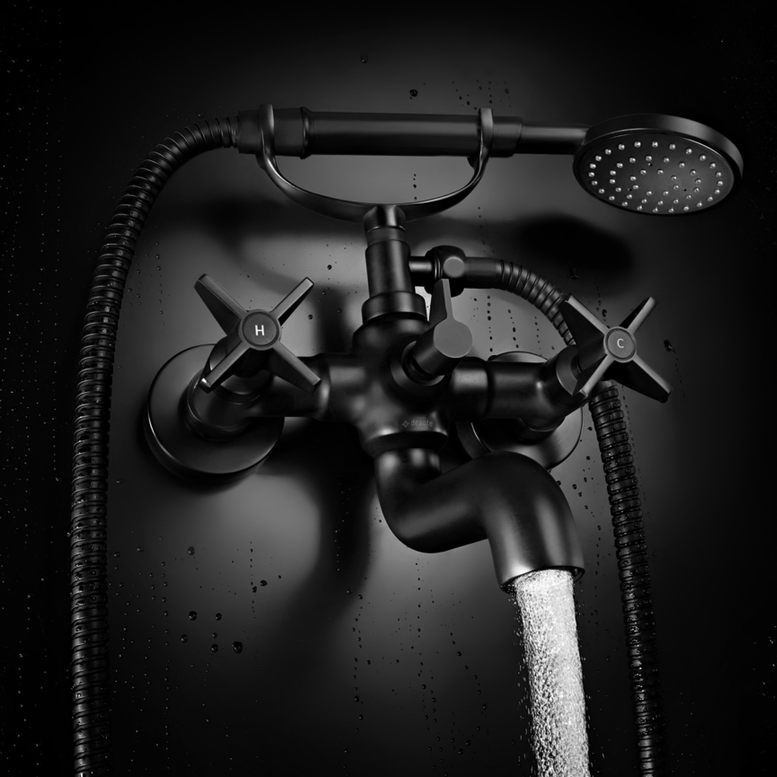 TEMISTO Concealed shower set - brass - NAC_M9QT - Deante