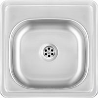 Steel sink, 1-bowl - ZMU_0100 - Główne zdjęcie produktowe