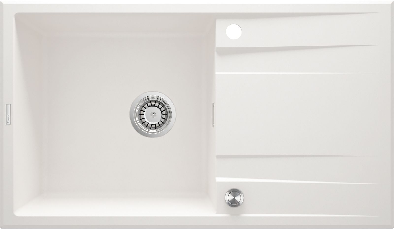 Granite sink, 1-bowl with drainer - ZQE_A113 - Główne zdjęcie produktowe