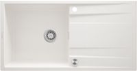 Гранітна кухонна раковина, 1-камерний з сушаркою - ZQE_A713 - Główne zdjęcie produktowe