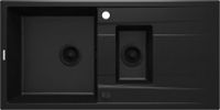 Zlewozmywak granitowy 1.5-komorowy z ociekaczem - ZQE_N513 - Główne zdjęcie produktowe