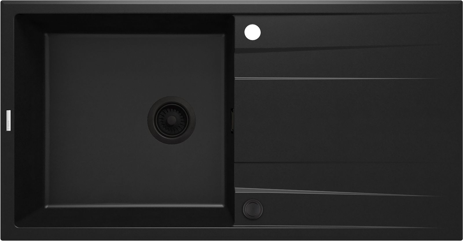 granitno korito, 1 posoda z odcejalnikom - ZQE_N713 - Główne zdjęcie produktowe