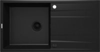 Гранітна кухонна раковина, 1-камерний з сушаркою - ZQE_N713 - Główne zdjęcie produktowe