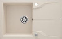 Granite sink, 1-bowl with drainer - ZQN_5113 - Główne zdjęcie produktowe