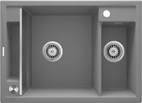 Magnetic granite sink, 1.5-bowl - ZRM_S503 - Główne zdjęcie produktowe
