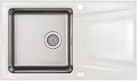 Granite-steel sink, 1-bowl with drainer - ZSR_A113 - Główne zdjęcie produktowe
